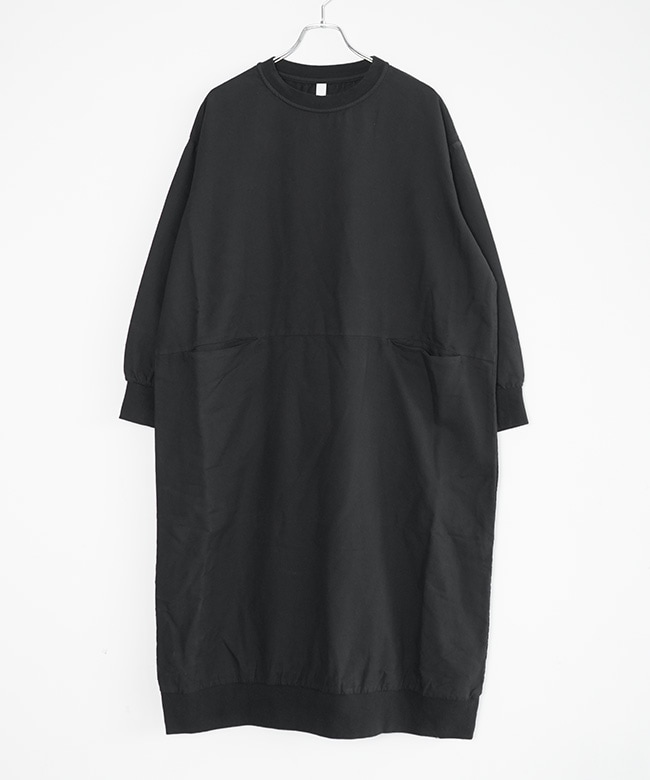 P80649]prit(プリット) タオルデニムクルーネックスラッシュポケット