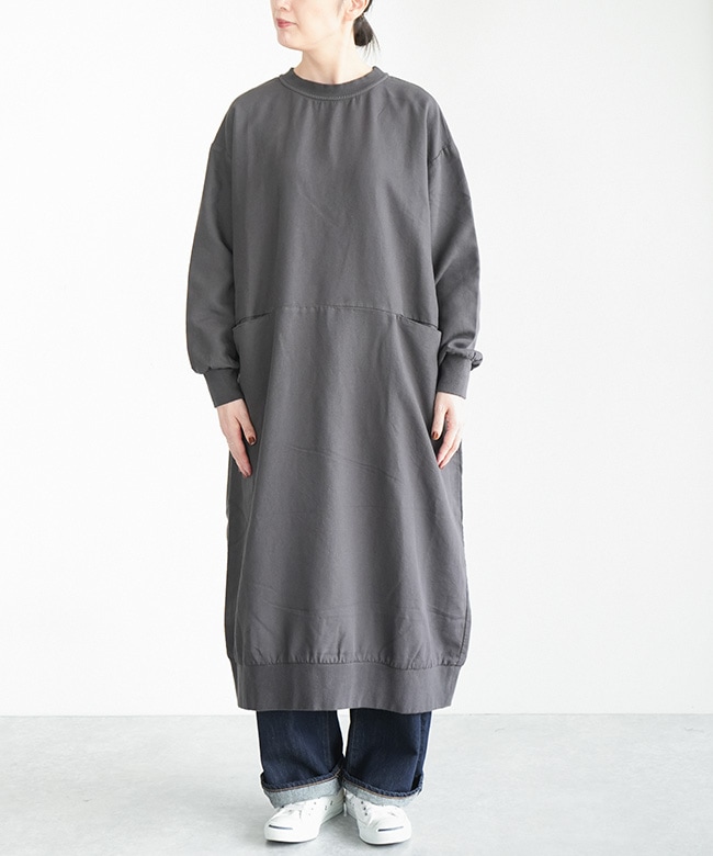 ワンピース pura SALE 20%OFF】[P80649]prit(プリット) タオルデニムクルーネック