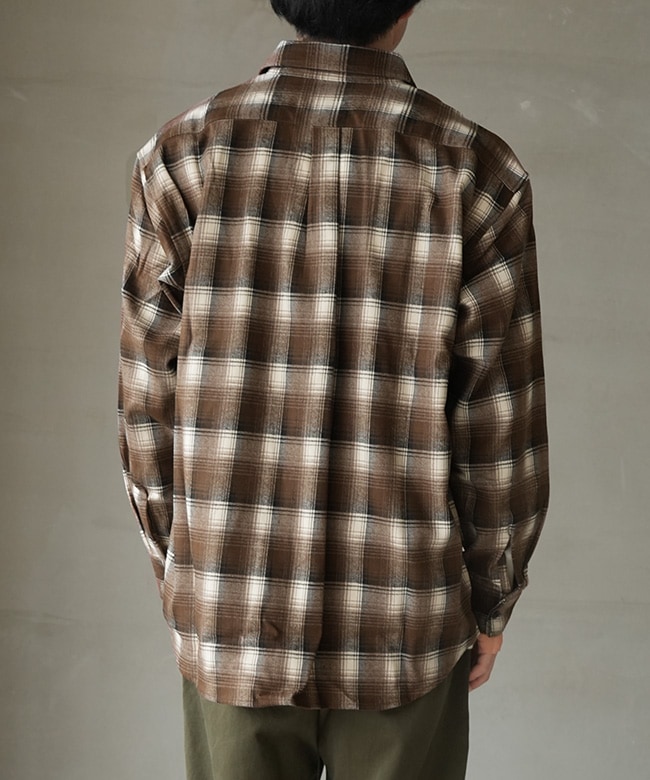 u*b様 エンフォルドENFOLD アップリケチェックシャツ 0701-55113]ALLOWED TO UNFOLD(アロウドトゥアンフォールド