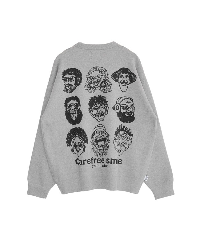 G621792]gym master(ジムマスター)別注カラーあり ジャガードニット