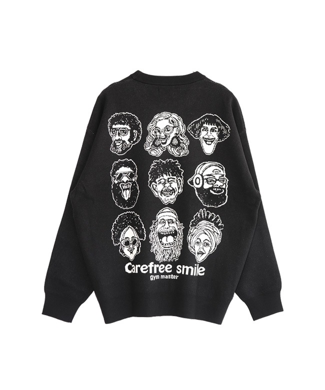 G621792]gym master(ジムマスター)別注カラーあり ジャガードニット