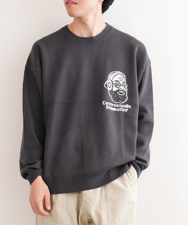 G621792]gym master(ジムマスター)別注カラーあり ジャガードニット