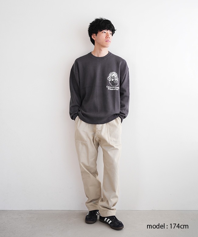 G621792]gym master(ジムマスター)別注カラーあり ジャガードニット