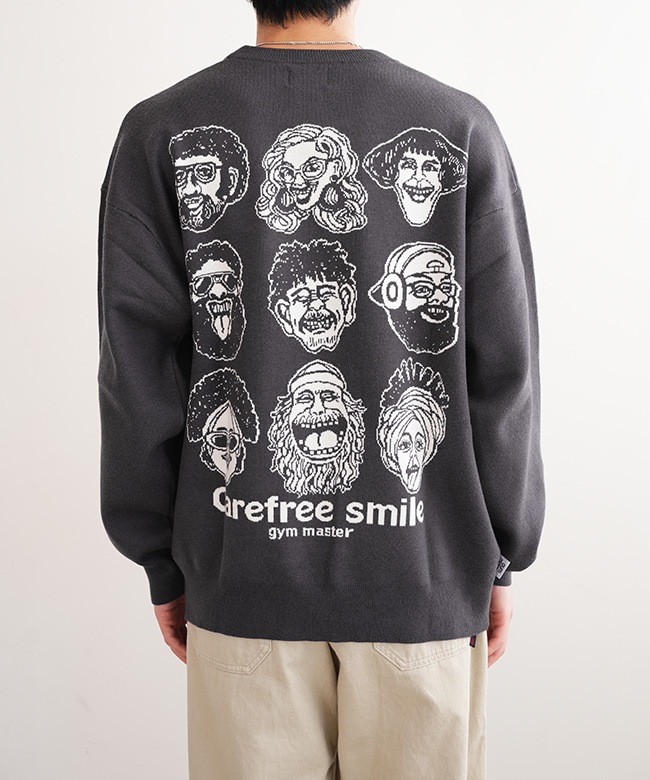 G621792]gym master(ジムマスター)別注カラーあり ジャガードニット