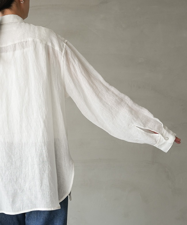 SALE 50%OFF】THE SHINZONE(ザ シンゾーン) LINEN WESTERN SHIRT 