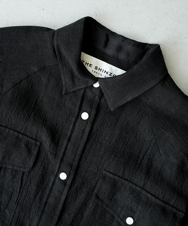 THE SHINZONE(ザ シンゾーン) LINEN WESTERN SHIRT リネンウエスタン