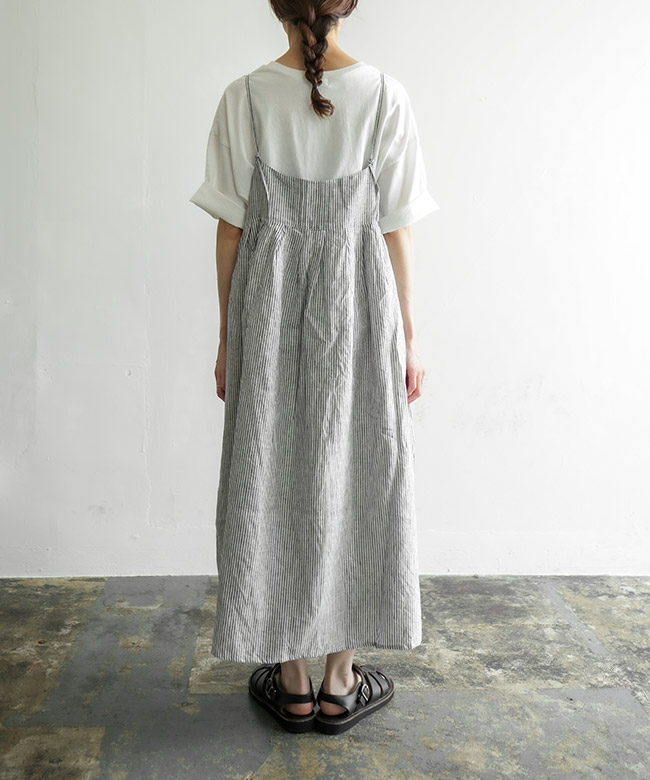 SALE 10%OFF】ina(イナ) 胸ピンタックキャミワンピース レディース