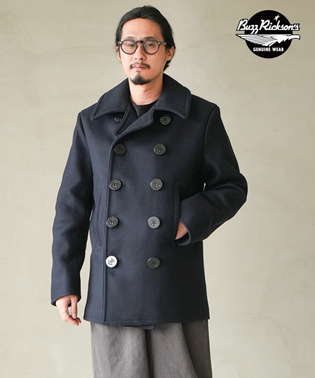 試着のみ バズリクソンズ ウォバッシュ ピーコート BR13885 サイズ40 BUZZ RICKSON'S (バズリクソンズ) PEA-COAT “NAVAL CLOTHING FACTORY