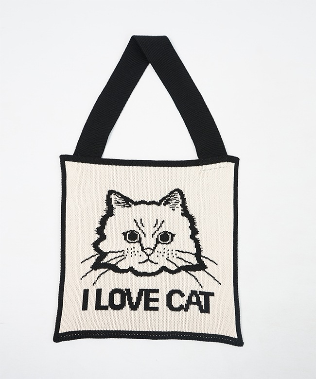 33-24254]French bull(フレンチブル) アイラブキャットバッグ 猫