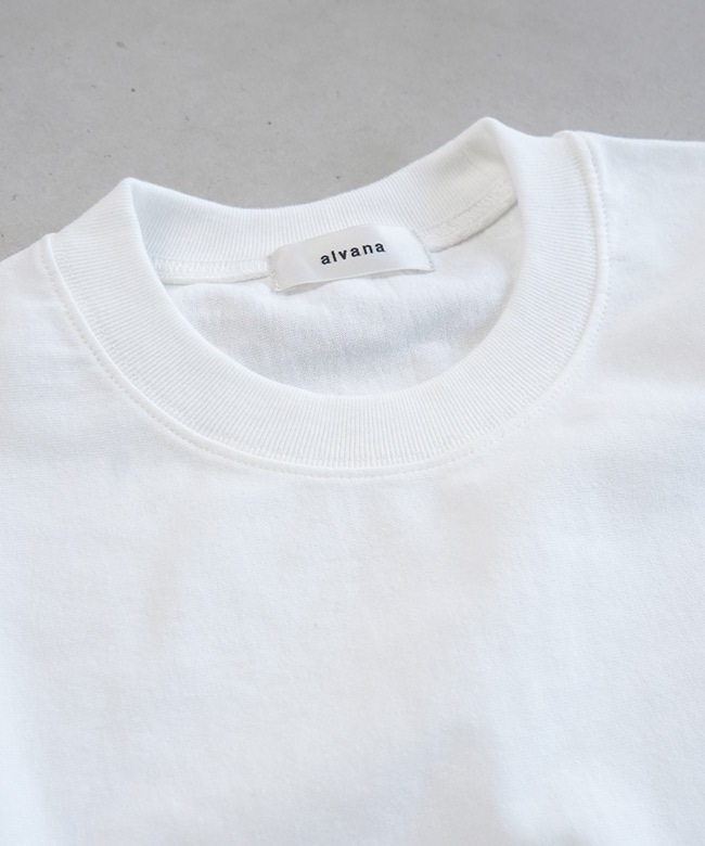 alvana アルヴァナ メンズ Tシャツ 空紡SWEAT TEE SHIRTS ブラック ACS-C015 トップス シンプル 定番 ベーシック ロンT 長袖 alvana（アルヴァナ）B.D SWEAT TEE SHIRT（スウェットTシャツ）\u201d空紡