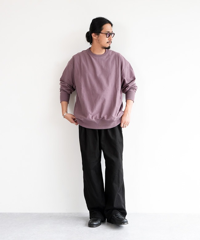 AFW-25037]alvana(アルヴァナ) B.D SWEAT TEE SHIRTS(空紡