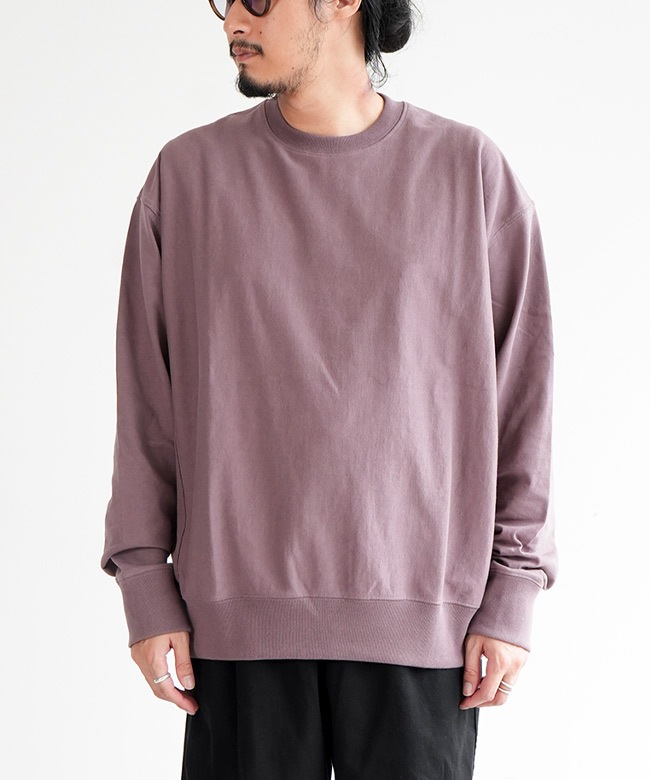AFW-25037]alvana(アルヴァナ) B.D SWEAT TEE SHIRTS(空紡