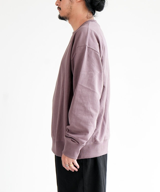 alvana アルヴァナ メンズ Tシャツ 空紡SWEAT TEE SHIRTS ブラック ACS-C015 トップス シンプル 定番 ベーシック ロンT 長袖 alvana（アルヴァナ）B.D SWEAT TEE SHIRT（スウェットTシャツ）\u201d空紡