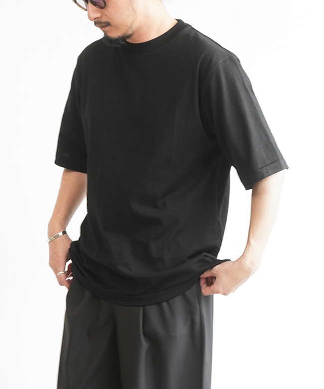 Blurhms コットンシルクプルオーバー Blurhms コットンシルクプルオーバー