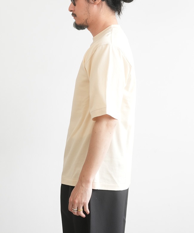 Blurhms コットンシルクプルオーバー blurhms / ブラームス】Cotton Silk Fleece Snap P/O（ブルゾン
