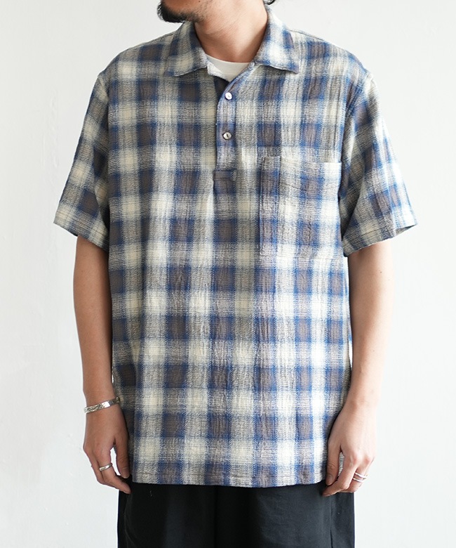 SALE 50%OFF】Caledoor(カレドアー) Panama Cloth Check Pullover