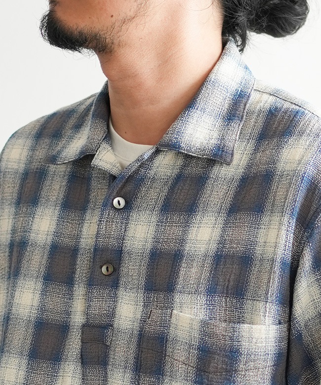 SALE 50%OFF】Caledoor(カレドアー) Panama Cloth Check Pullover