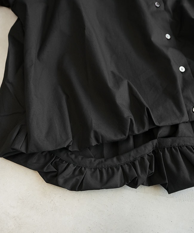 3-230094]mizuiro ind(ミズイロインド) ballon shirt バルーン