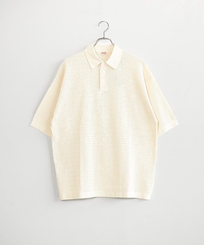 Healthknit(ヘルスニット) POLO COLLAR S/S KNIT ポロカラーショート