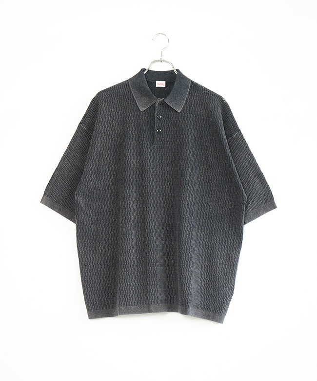 Healthknit(ヘルスニット) POLO COLLAR S/S KNIT ポロカラーショート