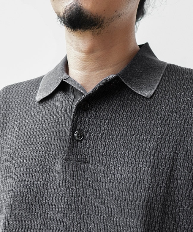 SALE 30%OFF】Healthknit(ヘルスニット) POLO COLLAR S/S KNIT ポロ