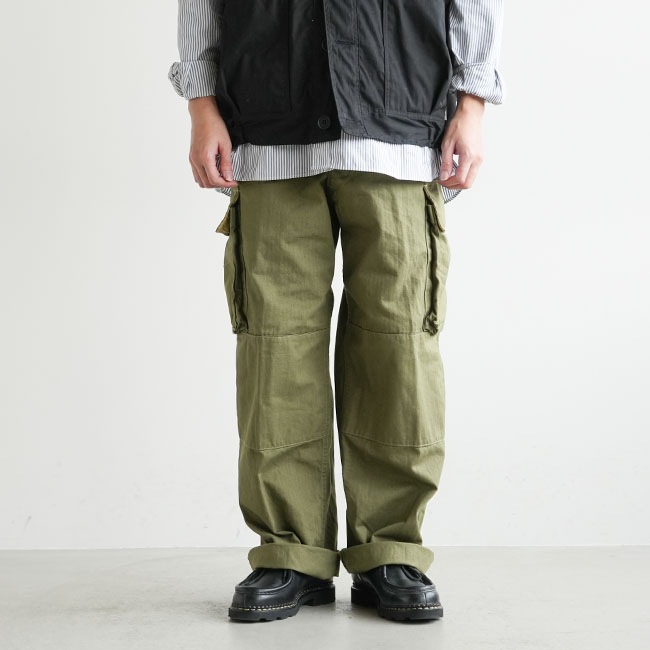 03-5247-76]orSlow(オアスロウ)M-47 FRENCH ARMY CARGO PANTS