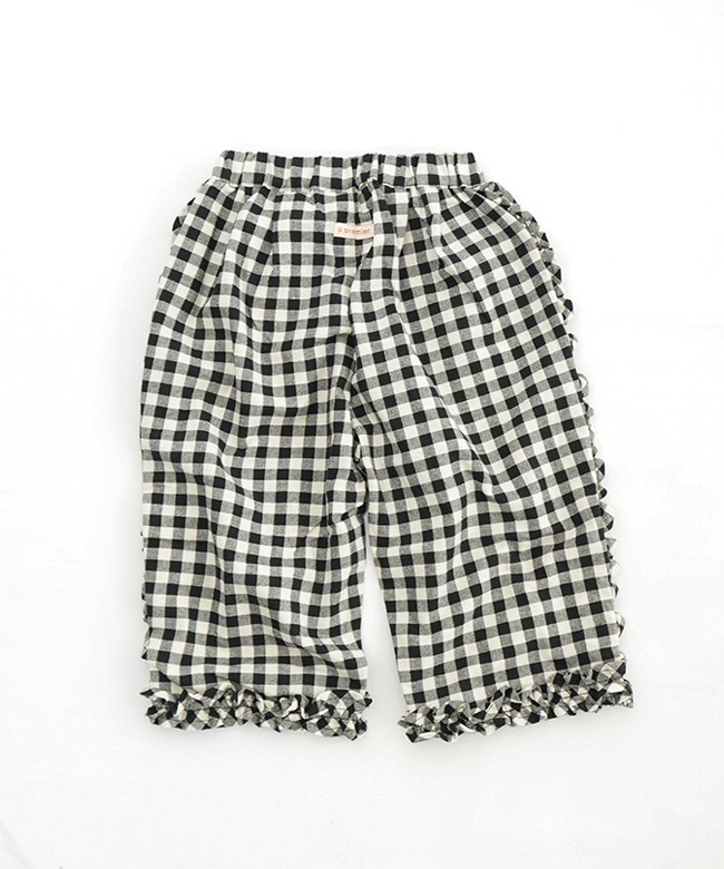 【新品未使用】hogo hogo フリルギンガムチェック ドックベッド p.premier(ピードットプルミエ)/F.O.KIDS(エフオーキッズ) ギンガム