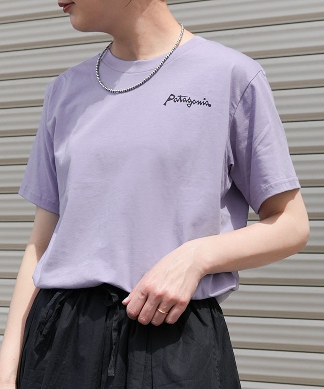 62146]patagonia(パタゴニア) キッズ・グラフィック・Tシャツ ロゴ
