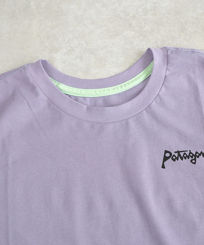 patagonia(パタゴニア) キッズ・グラフィック・Tシャツ ロゴ プリント