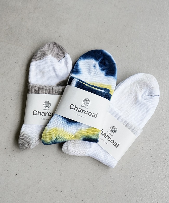 25-22-4-007]ORIGINAL Charcoal(オリジナルチャコール) B Slub Anklet