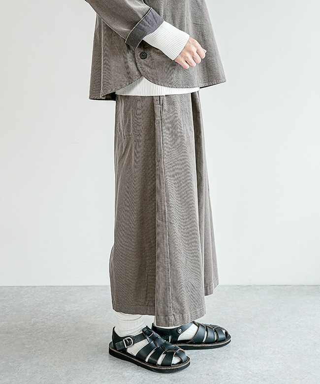 01EFP14461]blue willow(ブルーウィロー) 細コーデュロイ