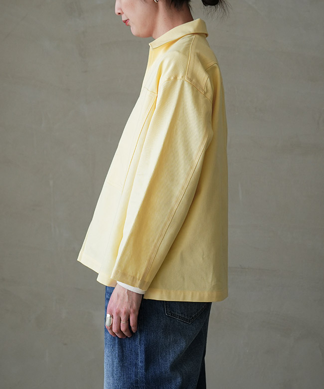 1-830113]MARMARMAR(マーマーマー) drill skipper shirt ドリル