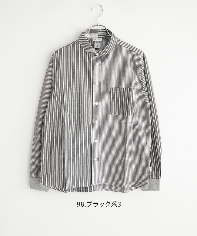 G233732]gym master(ジム マスター) 2WAYショールカラーL/Sシャツ