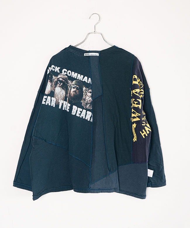 sunny side up(サニーサイドアップ)PATCHWORK L/S T パッチワーク長袖T