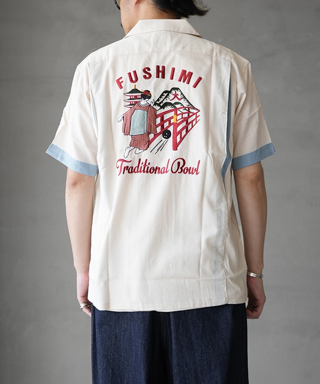 SALE 30%OFF】Pherrow's(フェローズ)ボーリングシャツ 京都 KYOTO 伏見