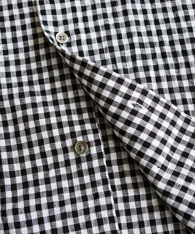 PORTER CLASSIC(ポータークラシック) KEROUAC LINEN GINGHAM CHECK