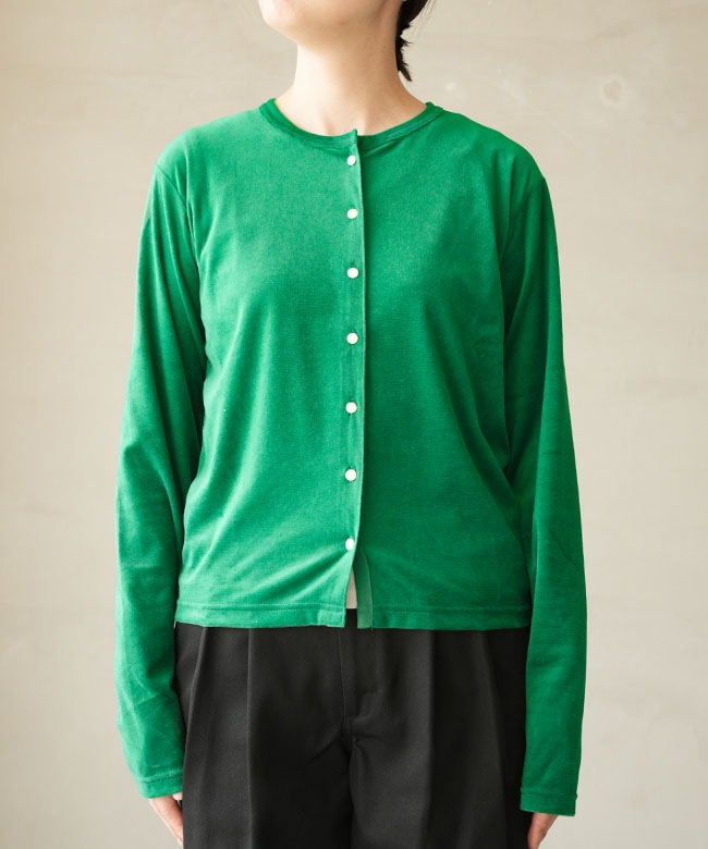 THE SHINZONE(ザ シンゾーン)VELOUR CARDIGAN ベロア カーディガン