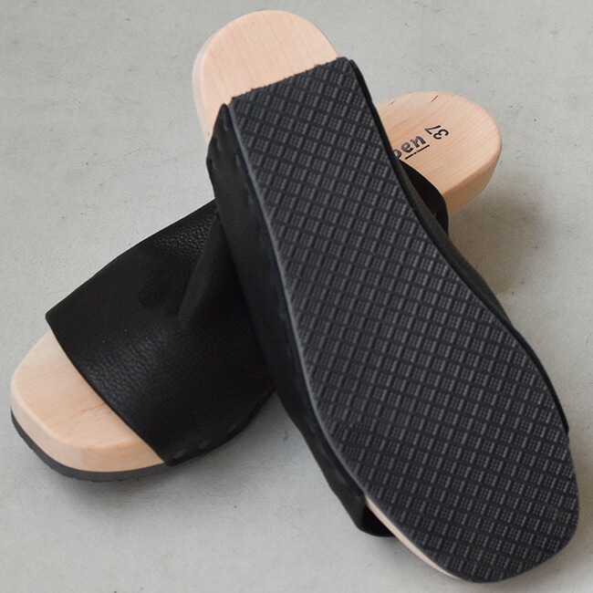 Trippen トリッペン 編み込み レザー ウッドサンダル ブラウン 35 trippen トリッペン サンダル ウッドサンダル レザーサンダル