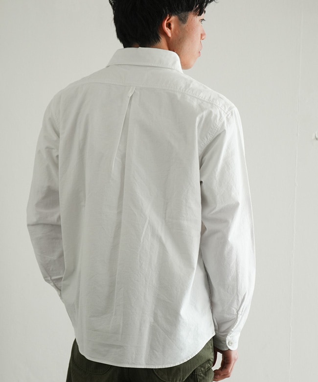 ◇DANTON(ダントン) ROUND COLLAR P.O. SHIRTS L/S ラウンドカラープル