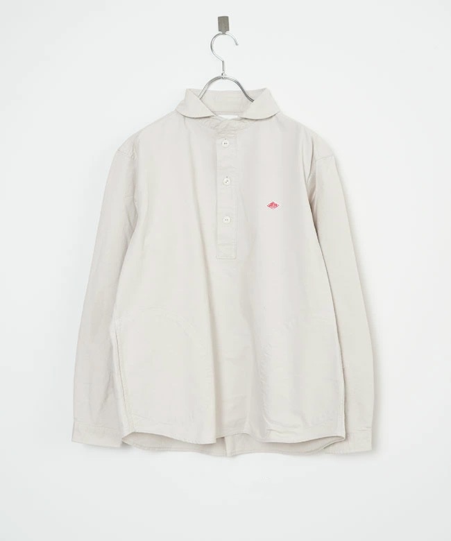 ◇DANTON(ダントン) ROUND COLLAR P.O. SHIRTS L/S ラウンドカラープル ◇DANTON(ダントン) ROUND COLLAR P.O. SHIRTS L/S ラウンドカラープル