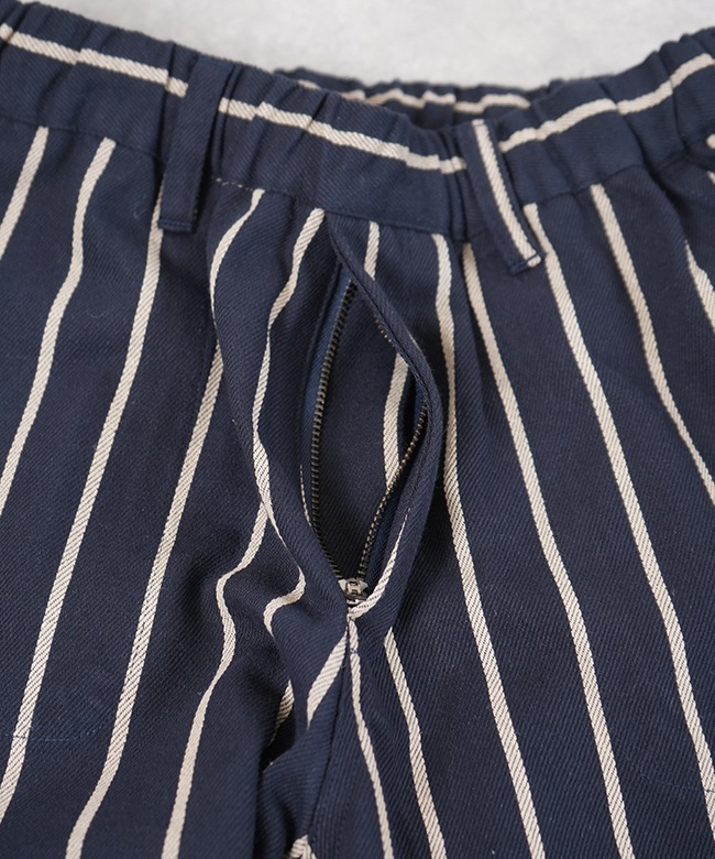 YTU-25SS-03]Yarmo(ヤーモ)WORK TROUSERS Original Butcher Stripe