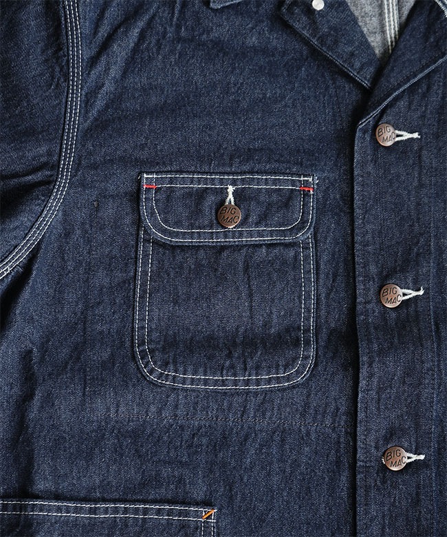 BIG-217-O]BIG MAC(ビッグマック) DENIM COVERALL デニムカバーオール