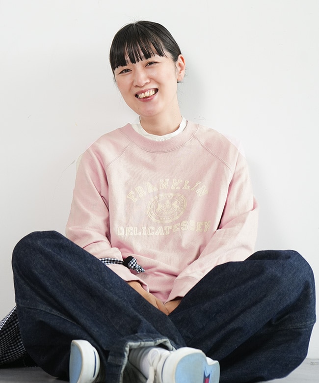 7255C-024]NATURAL LAUNDRY(ナチュラルランドリー) ミニ裏毛ラグラン