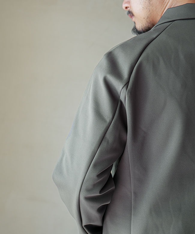 Curly&Co.(カーリー) SOLID DOUBLE-KNIT RAGLAN SLEEVE JACKET