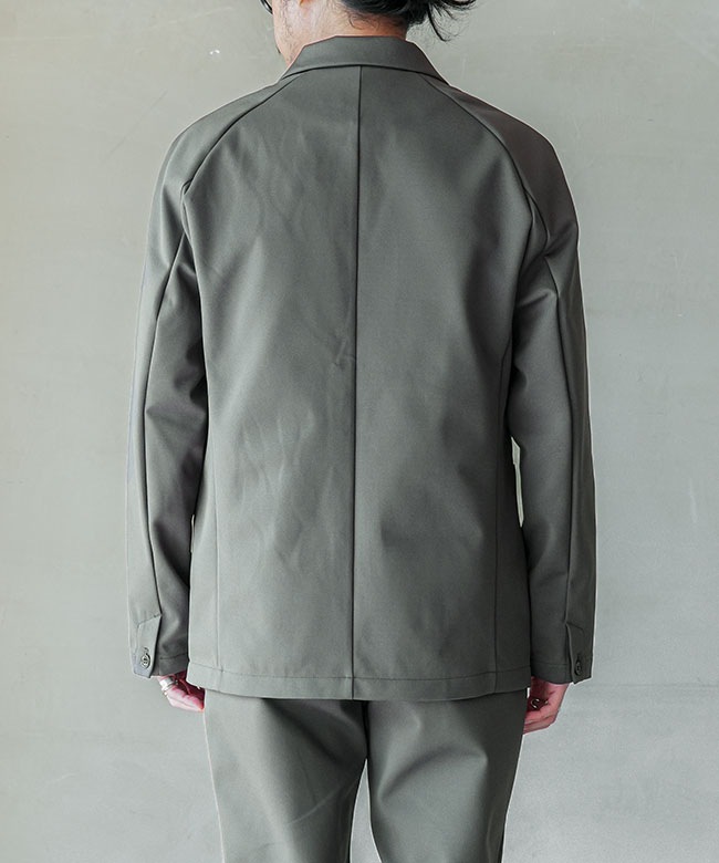 Curly&Co.(カーリー) SOLID DOUBLE-KNIT RAGLAN SLEEVE JACKET