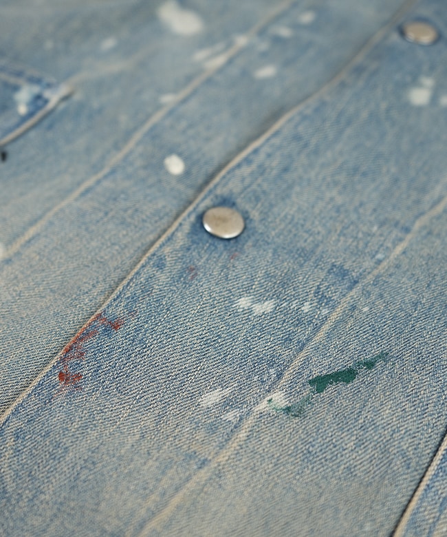 SALE 50%OFF】tsuzuli(ツヅリ)COVERALLS JACKET USED PAINT
