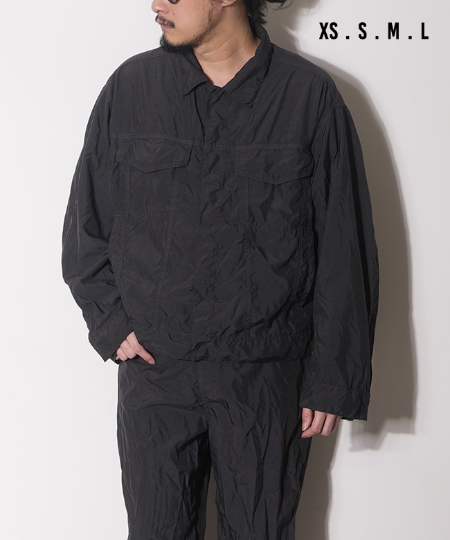 ワークジャケット ブラック 表記Mサイズ　実寸L〜XLサイズ 0000318773001.jpg