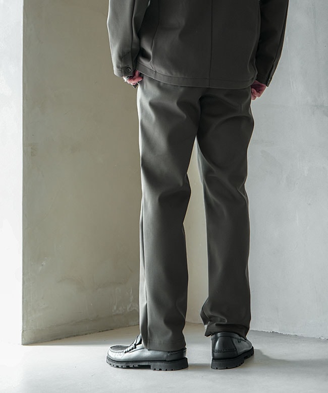 Curly&Co.(カーリー) SOLID DOUBLE-KNIT TAPERED PANTS ソリッド Curly&Co.(カーリー) SOLID DOUBLE-KNIT TAPERED PANTS ソリッド