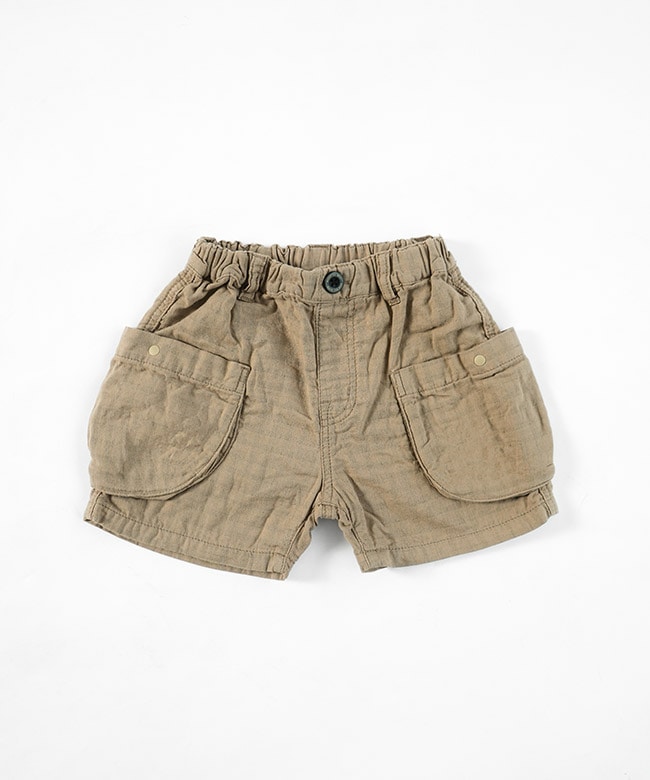 F.O.KIDS(エフオーキッズ) ダブルガーゼサイドポケットパンツ ボトムス