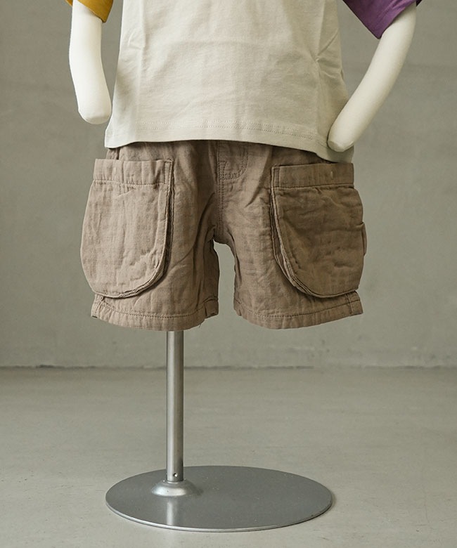 SALE 20%OFF】F.O.KIDS(エフオーキッズ) ダブルガーゼサイドポケット